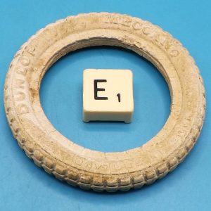 Meccano No. 2 Car Constructor, part A1058, Motor Tyre (E)