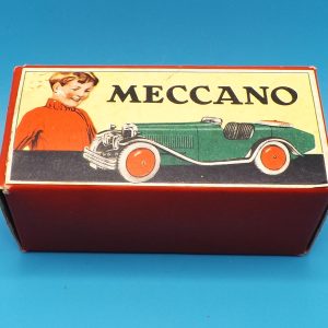 Meccano No. 2 Car Constructor, reproduction small parts card box