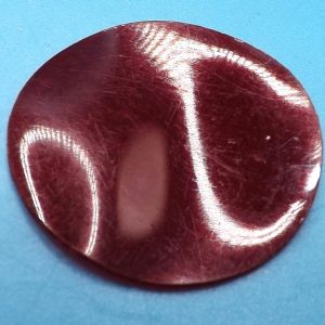 Meccano red Headlamp Celluloid Glass part 205. also fits part A1051, Head Lamp