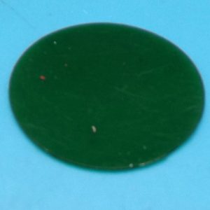 Meccano green Headlamp Celluloid Glass part 205. also fits part A1051, Head Lamp