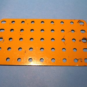Meccano  4.5 x 2.5 inch yellow Flat Plate part 53a