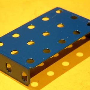 Blue Meccano Flanged Plate, part 51