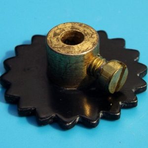 Meccano Sprocket  Wheel, 1 inch, black, part 96