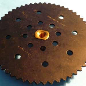 Meccano Sprocket Wheel, 3 inch, black, part 95b