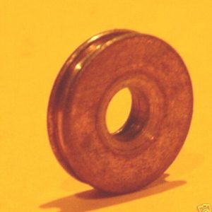 Early Meccano obsolete small brass pulley, part 23