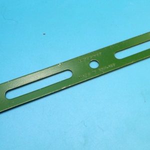 Meccano slotted strip, part 55, available in various finishes.