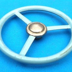 Meccano Steering Wheel, part 185a, blue.