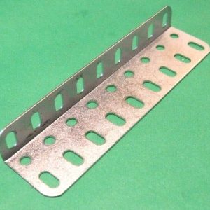 Meccano compatible zinc Girder Bracket, 9 hole long