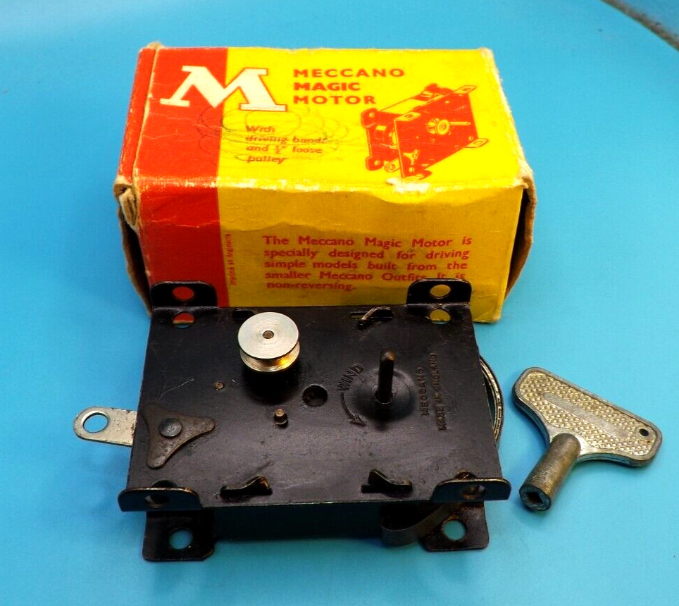 Mix Magic Motor Meccano Magic Motor in box, with key.
