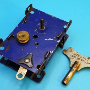 Meccano Magic Motor, with key, Blue.