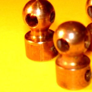 Two Meccano Handrail Couplings part 136a