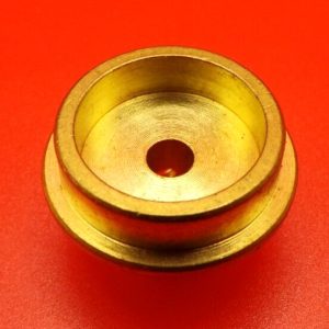 Meccano compatible solid brass Flanged Wheel, part 20b