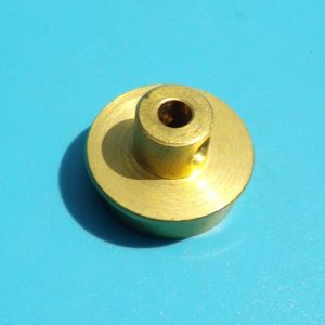 Meccano compatible solid brass Flanged Wheel, part 20b.