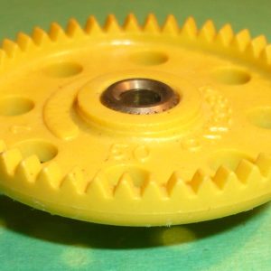 Meccano yellow plastic contrate Gear Wheel part 28p