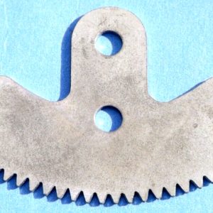 Meccano zinc plated rack segment, part 129.