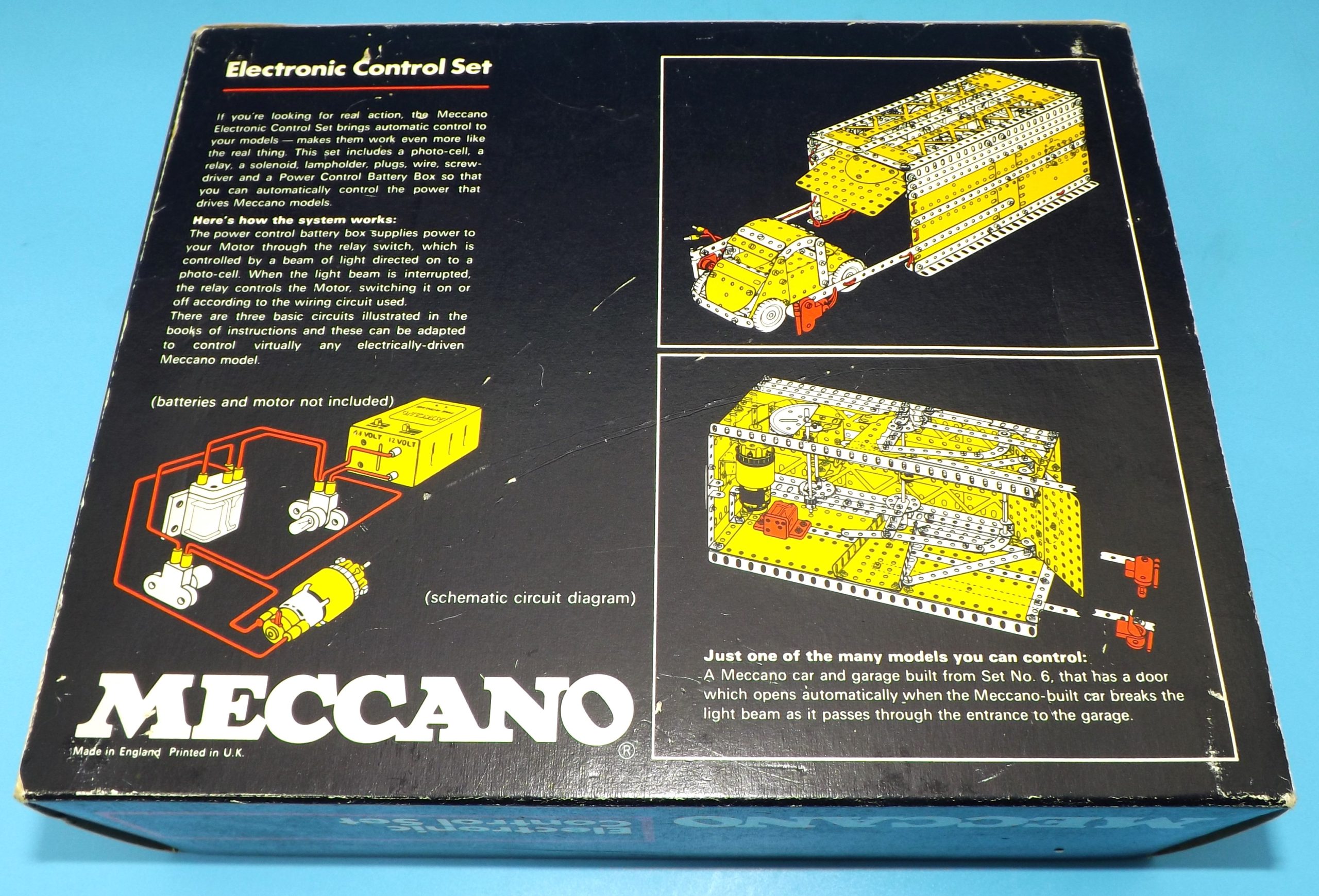 Meccano Computer Boxed Meccano Electronic Control Set, 1970's