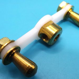 Meccano compatible double crank handle.