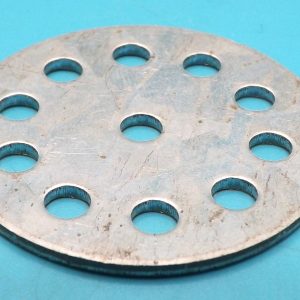 Meccano compatible zinc plated wheel disc