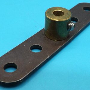 Meccano compatible extended double arm crank with brass boss