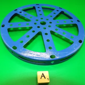Meccano Repainted Blue Hub Disc, part 118. (A)