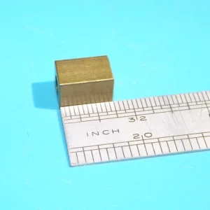 Meccano compatible Screwed Rod Connector. (Square - 10mm)