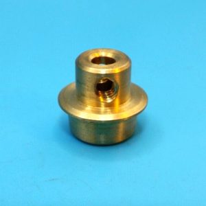Meccano compatible solid brass 1/2" Dia. Flanged Wheel, Part 20d.