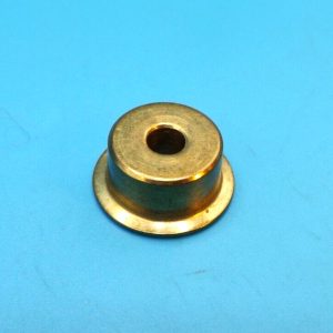 Meccano compatible solid brass 1/2" Dia. Flanged Wheel, without boss, Part 20e.