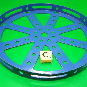 Meccano French Blue Hub Disc, part 118. (C)