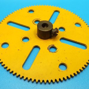 Meccano yellow gear wheel, part 27c