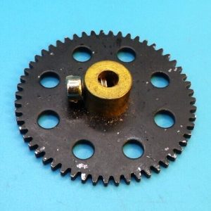 Meccano (Argentina) 55 tooth Gear Wheel, Black.
