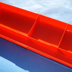 Meccano plastic storage tray, without lid.