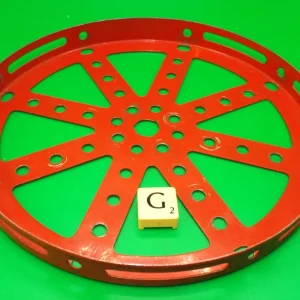 Meccano Light Red Hub Disc, part 118. (G)