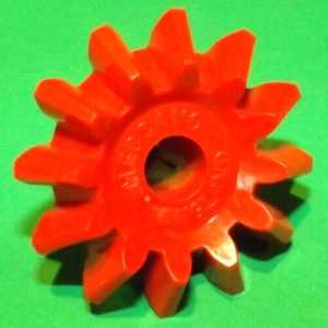 Meccano large plastic bevel gear complete with nut