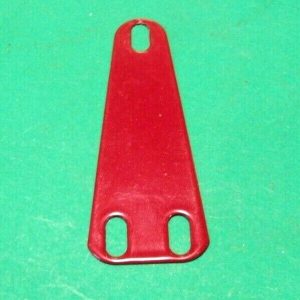 Meccano memory metal triangular flexible plate, part B581, maroon