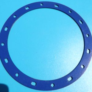 Meccano compatible 5.5 inch Circular Strip, Blue.