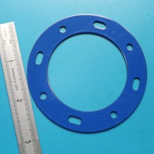 Meccano compatible 3 inch Circular Strip, Blue.
