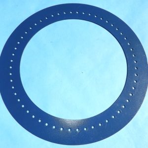 Meccano compatible 27.5cm Circular Strip, blue.