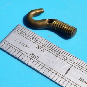 Meccano compatible threaded hook.