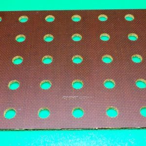 Meccano brown Elektrikit part 510, Insulating Plate