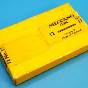 Meccano sealed yellow trade box of twelve 2" axle rods, part 17. (B)