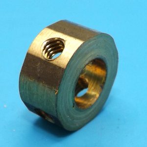 Meccano compatible custom-made large axle brass collar (7.5 mm internal dia.)