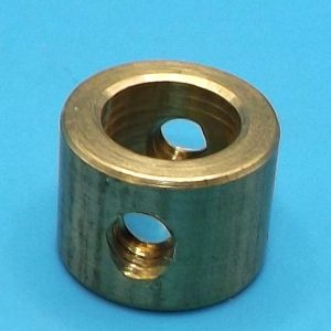 Meccano compatible large axle brass collar (7.5 mm internal dia.)