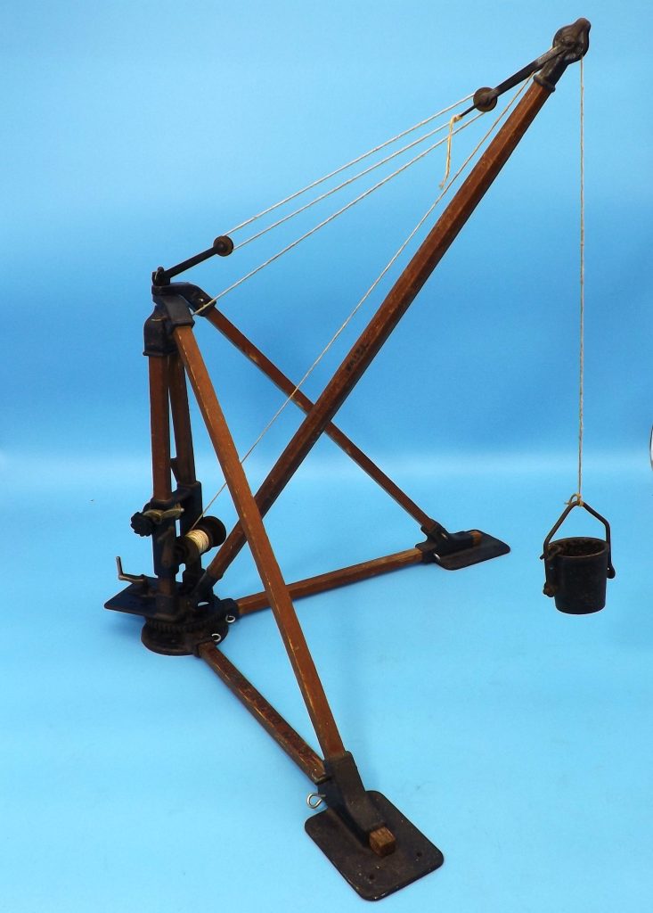 Vetux (TX) Technical teaching model luffing Crane, circa 1935