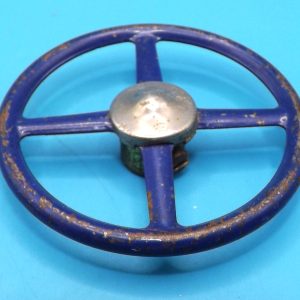 Meccano Steering Wheel, part 185, dark blue - 1930's
