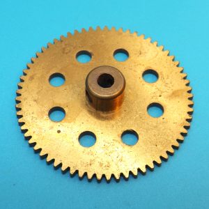 An M.W. Meccano compatible 65 tooth Gear wheel.
