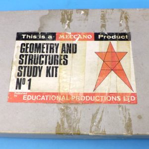Circa 1968 Plastic Meccano Geometry and Structures study kit for schools